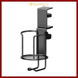 Giá đỡ cốc để bàn không khoan EARTHLYCO, xoay 360°, 2 trong 1 gắn cạnh, thiết kế chống rơi và trượt, điều chỉnh được
