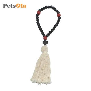 Dây Cầu Nguyện Chính Thống với Mặt Dây Chuyền Thánh Giá Phước Lành - Hạt Tua Rua Cho Thiền Định - Trang Trí Kệ Bàn Làm Việc