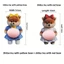 Nhãn dán NORDICLLIFE, Nhãn dán bụng chó Chubby Shiba Inu Shiba Inu, Trang trí điện thoại dính dễ thương cho bữa tiệc sinh nhật trẻ em