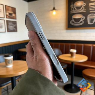 Ốp Điện Thoại Từ Tính Cảm Giác Da Ống Kính Cửa Sổ Lớn Mới Cho iPhone 17 Pro Max 12 13 14 15 16 Pro Max Slim PC Cứng Vỏ Chống Sốc Có Vỏ Bảo Vệ Camera ﻿
