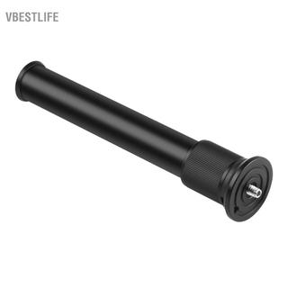 VBESTLIFE Thanh cực mở rộng bằng hợp kim nhôm có thể mở rộng 19-31cm Giao diện phổ biến 1/4 inch 3/8 inch với 2 vít chuyển đổi 1/4 đến 3/8 cho máy ảnh DSLR SLR Ổn định chân máy đầu bóng