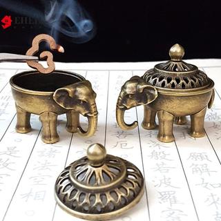 [EHEH] Lư Hương Voi Lư Hương Kim Loại Sen Lư Hương Bát Đựng Hương Có Tay Cầm Thiền Yoga Trang Trí Nhà AncientStyle VN
