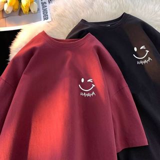 Áo thun vải chống nhăn, họa tiết vui nhộn phong cách unisex cho mùa hè