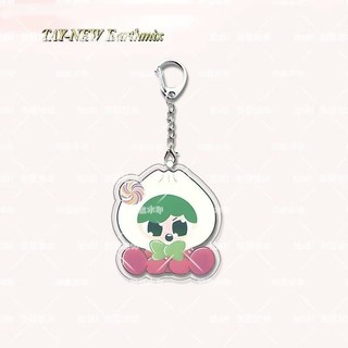 Thailand GMMTV CP Acrylic Comic Keychain Double Sides Printing Pendant Bag Accessories Key Ring JAIDEE BABII ANY D