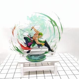 Mô hình Standee Luffy Roronoa Zoro Ace anime chibi acrylic standee trưng bày trang trí decor góc học tập để bàn