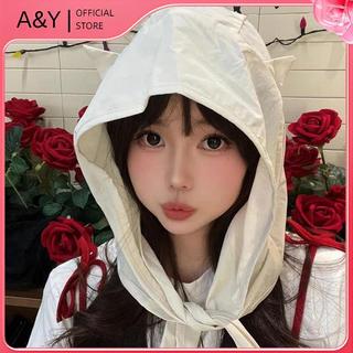 A & Y Mũ chống nắng dây đeo tai dễ thương thời trang chống nắng Qui-Drying dành cho nữ.
