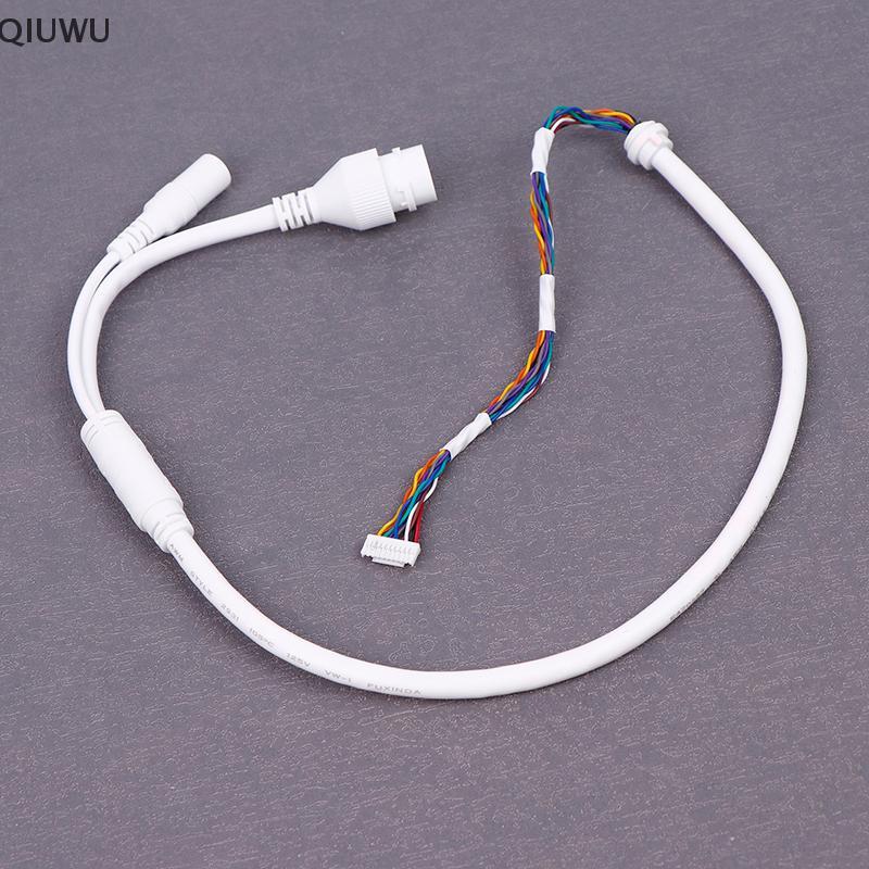 Cáp đuôi máy ảnh QIUWU Cáp Ethernet Lan Cáp mạng PoE RJ45 10 chân 10 lõi cho camera IP.