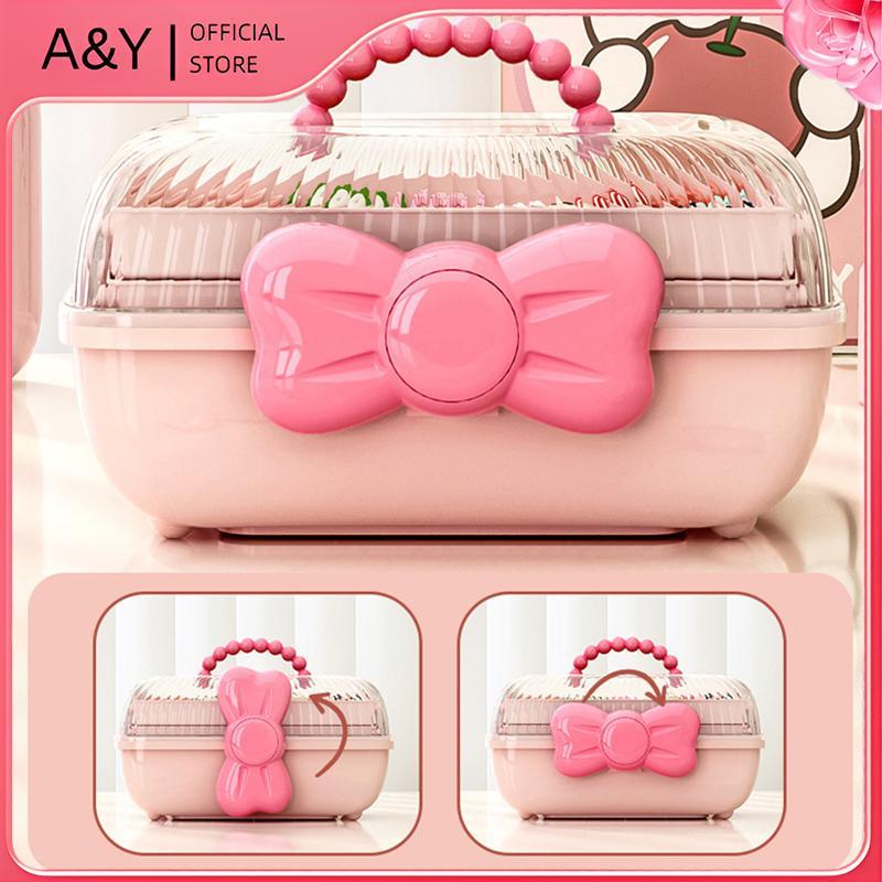 A & Y - Hộp Organize Kẹp Tóc Cho Cô Gái Dễ Thương và Trẻ Em