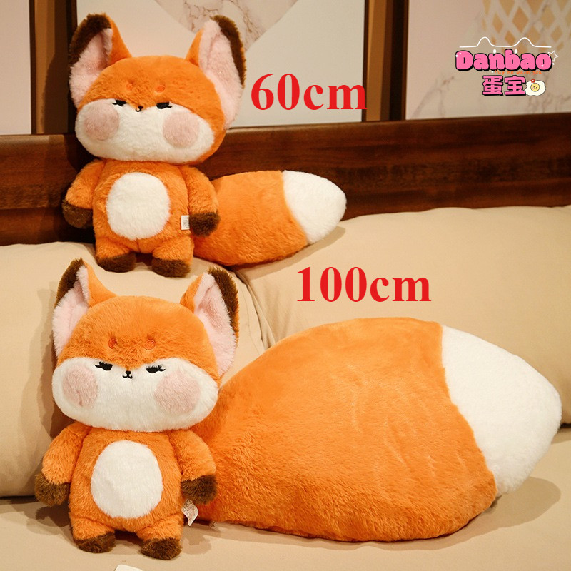 [DANBAO] Đồ chơi sang trọng hình cáo lớn nhút nhát Búp bê cáo dễ thương kèm theo Chất liệu mềm Gửi quà tặng cho trẻ em Đồ chơi sinh nhật DANBAO