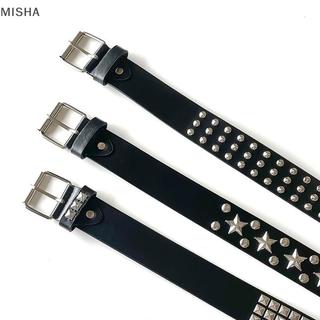 Thắt lưng da studded nữ, phong cách Gothic vàpunk, điều chỉnh được