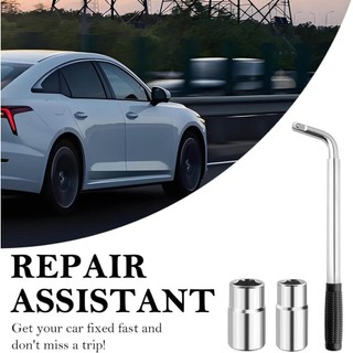 Dụng cụ lốp xe 4 đầu cờ lê ống lồng - Cờ lê lốp xe / Tay công thay lốp，4 Đầu / Có thể thu vào，Tay Công Chữ L