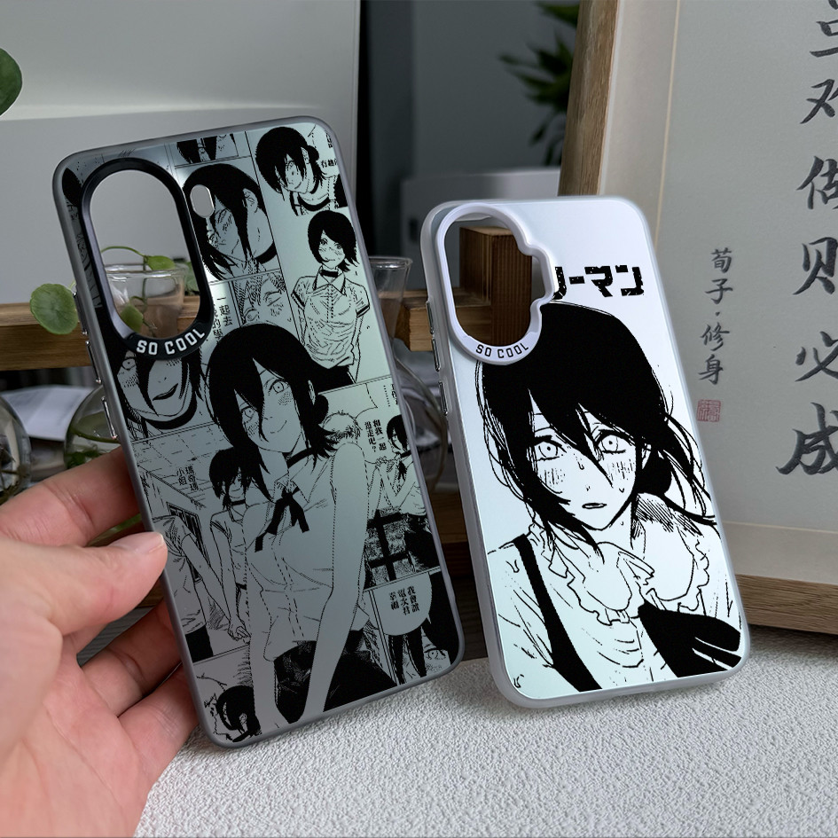 Ốp Điện Thoại Chainsaw Man REZE Micro Matte Cho Redmi Turbo 4 Pro Note 15 Pro / 14 / 13 Mi 17 Pro Max 15T 14T K90 Pro Max Xiaomi 15 14 Ultra Chống Sốc Redmi Cover