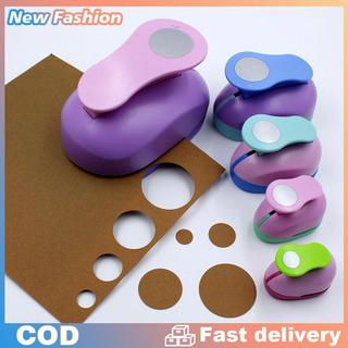 Dụng cụ cắt sổ lưu niệm bằng giấy thủ công tự làm đục lỗ tròn 9/16/25mm
