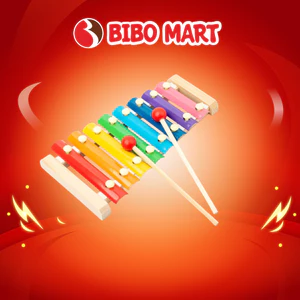 Đồ Chơi Đàn Xylophone 8 Nốt Cho Bé Đồ Chơi Âm Nhạc Giúp Bé Phát Triển Trí Não - Bibomart
