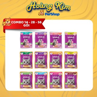 [Combo Tiết Kiệm 14–28–56 Gói] Pate WHISKAS 80G – Thức Ăn Cho Mèo Giàu Dinh Dưỡng –Hoàng Kim Petshop