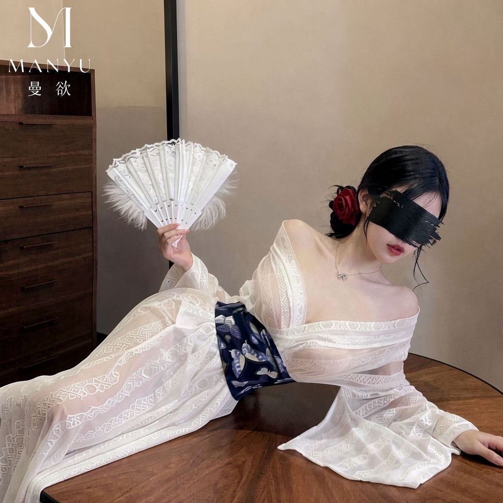 Đồ lót bộ kimono hanfu phong cách cổ điển gợi cảm, phù hợp cho lễ hội