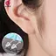 Bông tai nhựa chống dị ứng Springevenstar - Trang sức trong suốt cho mọi dịp