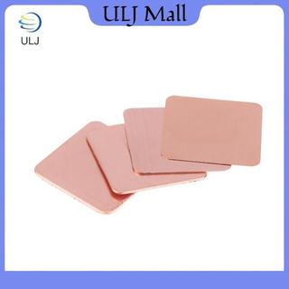 ULJ 10 cái 0.1/0.3/0.4/0.6mm tấm đồng tản nhiệt cho GPU CPU chip RAM làm mát