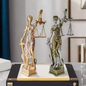 Nữ thần Công lý Hy Lạp La Mã bằng nhựa, trang trí tủ rượu/máy tính để bàn, quà tặng sonlekvn