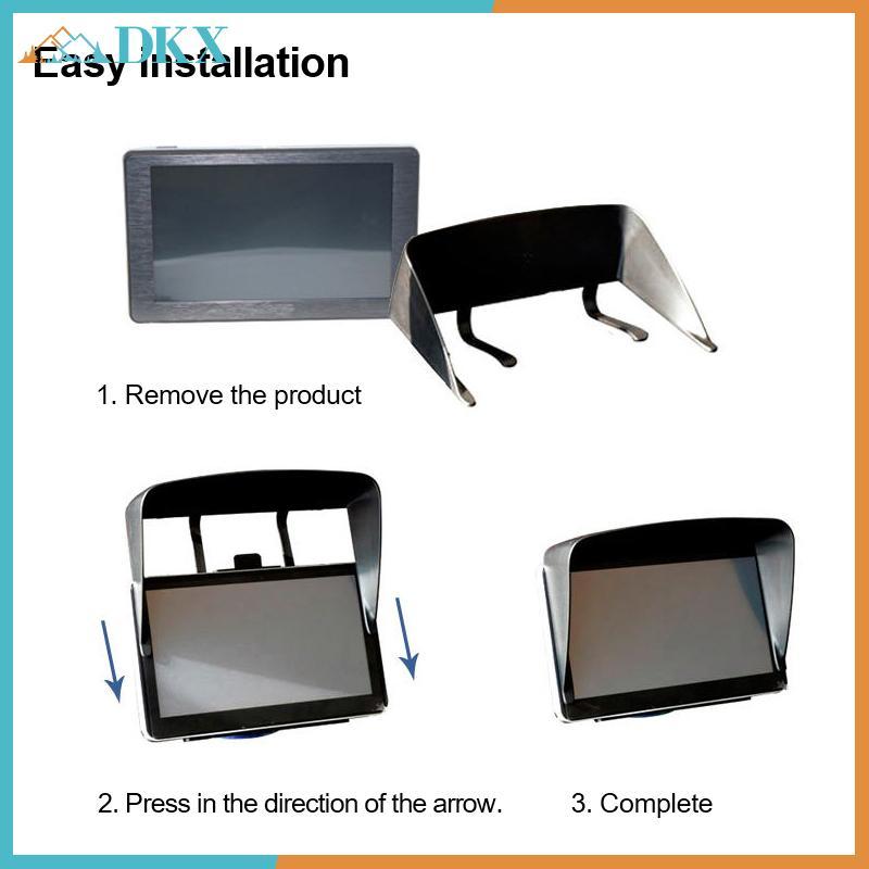 Tấm che nắng DKX 5 / 7 Inch cho ô tô GPS Navigator Màn hình LCD Tấm chắn đa năng Vỏ GPS tự động mù Đồ dùng nội thất ô tô.