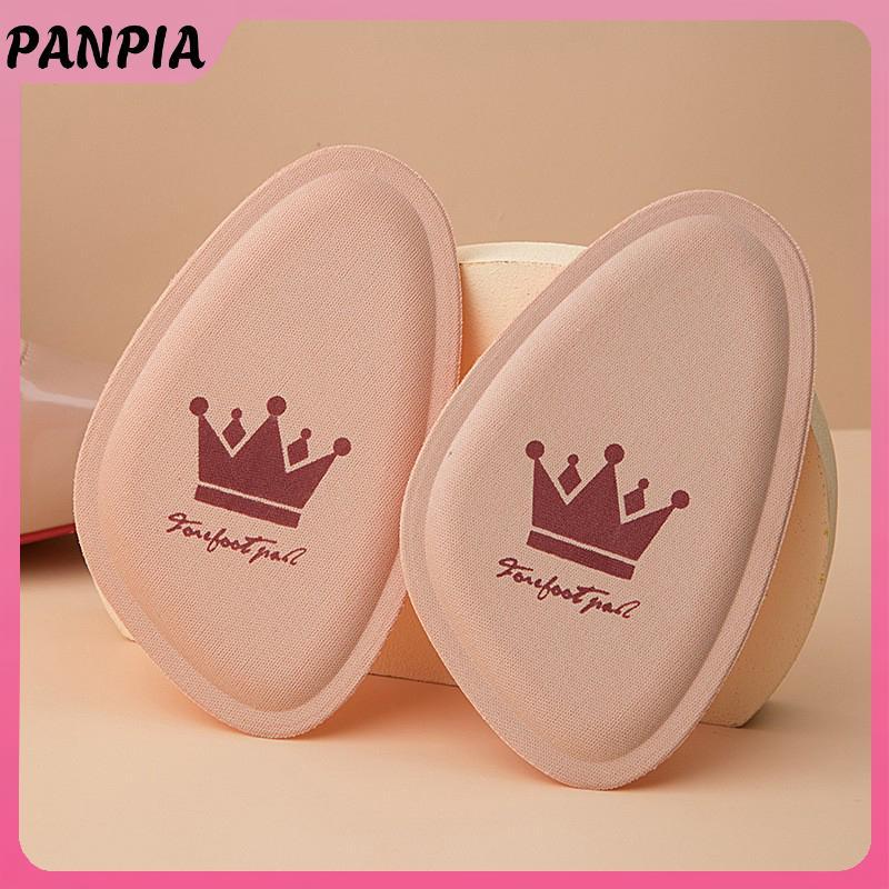 PNPIA- 1 Cặp Nửa Đế Cho Giày Chèn Chân Trước Đệm Đế Chống Trơn Trượt Giảm Kích Thước Giày Cao Gót Giảm Đau Thoáng Khí Hút Mồ Hôi Miếng Lót Giày