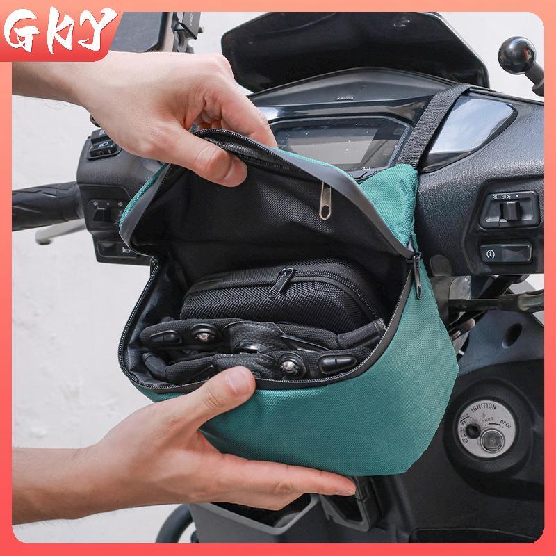 GKY Trước Túi Xe Máy Màn Hình Cảm Ứng Chống Thấm Nước Đi Xe Đạp Điều Hướng Lưu Trữ Tay Cầm Túi Thắt Lưng Tay Cầm Túi Di Động Cho Vespa Đi Bộ Đường Dài Đi Xe Đạp Du Lịch GKY