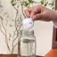 Nắp nước bỏ túi mùa hè JVSUB, Cốc trà học sinh trong suốt 300ml, có thước đo bằng bình nước nhựa lọc trà