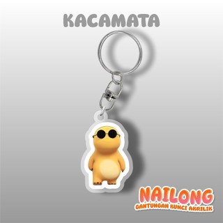Nailong Móc Chìa Khóa Acrylic Móc chìa khóa dễ thương