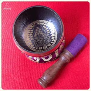 Chuông Xoay Nepal Mật Tông 11cm - Chuông xoay Tây Tạng - Chuông Chùa - Chuông Tụng Kinh Tại Gia - CXNP331