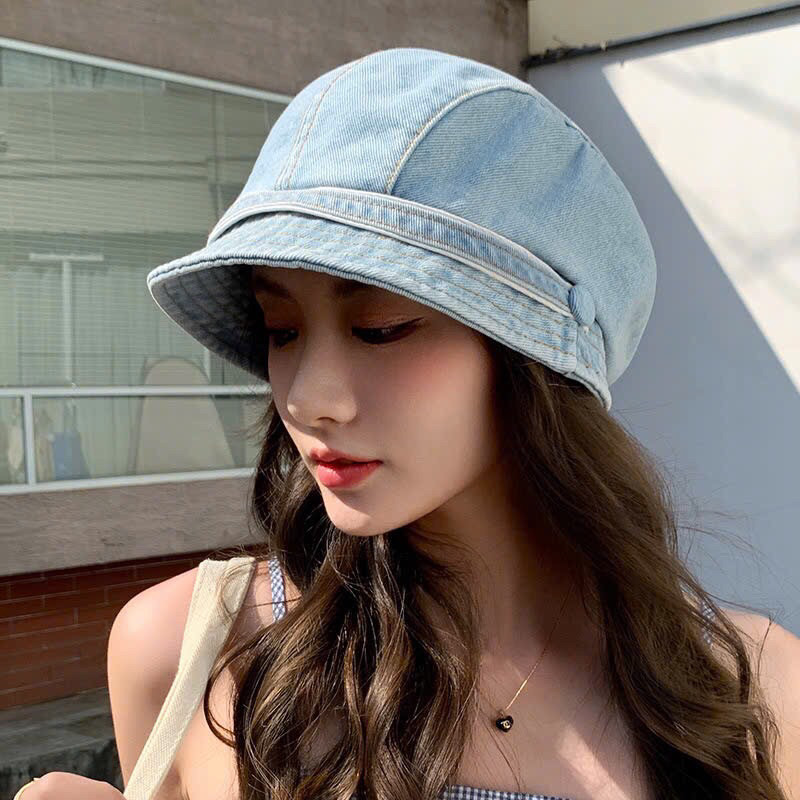 mũ nón jean vành ngắn dễ thương cho nữ