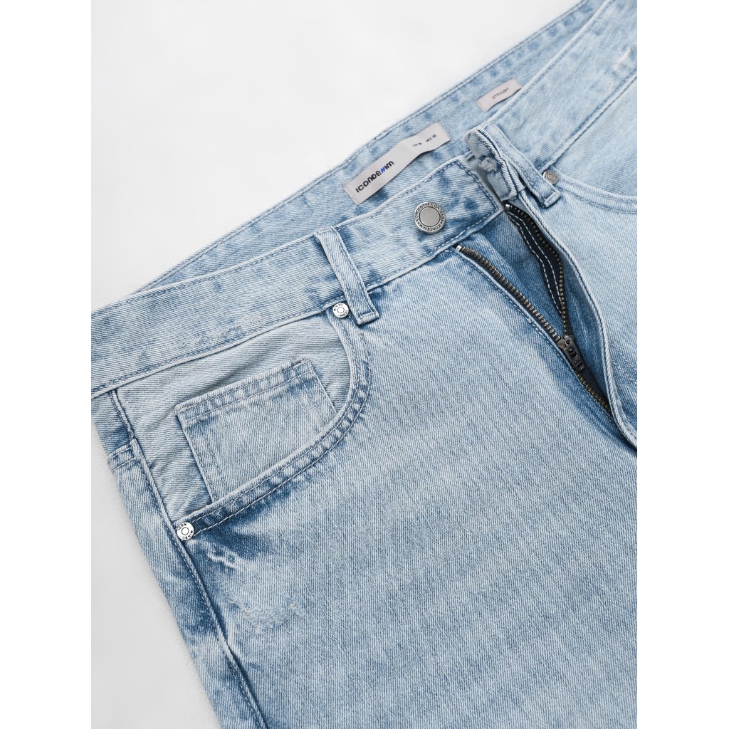Quần Jeans Nam ICONDENIM Ống Suông Scar Form Straight QJID0284 | BigBuy360 - bigbuy360.vn