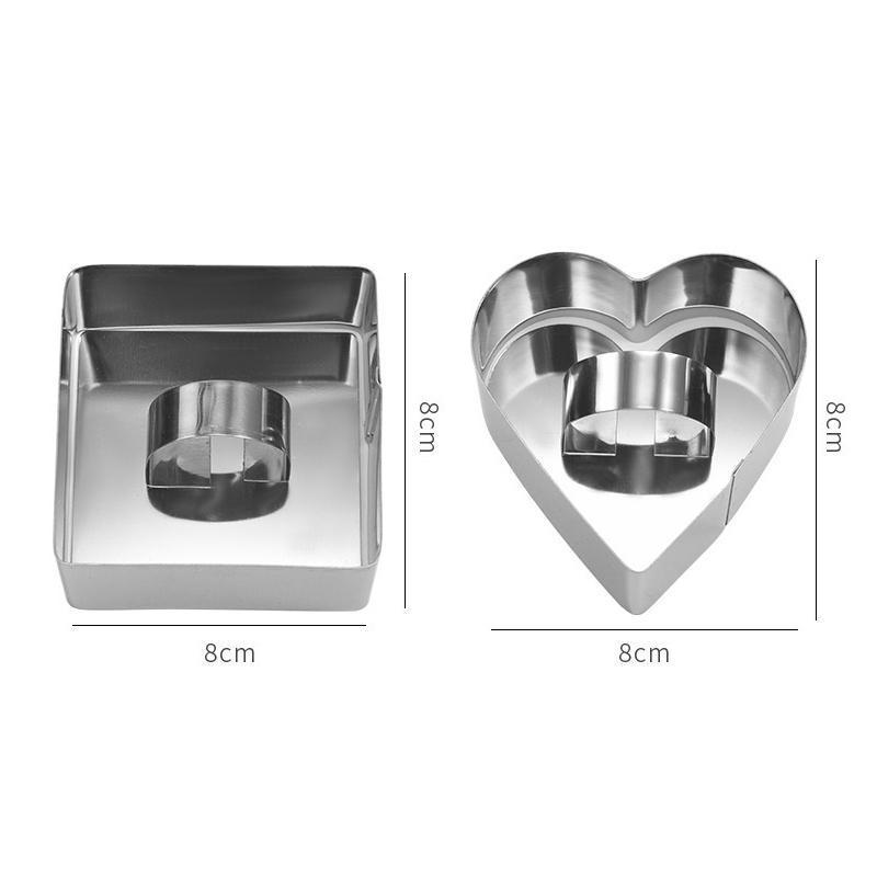 GOAY 1 Cái Khuôn Làm Bánh Inox DIY Bánh Mousse Hoạt Hình Khuôn Sushi Cơm Bóng Báo Chí Khuôn Phụ Kiện Nhà Bếp Sáng Tạo Bữa Trưa Bento VN