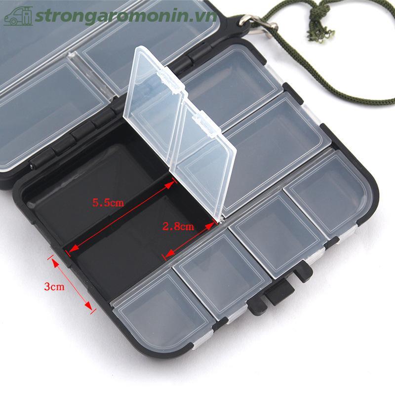 Bộ phụ kiện câu cá ST mini - Hộp đựng và bảo quản mồi câu cá tiện lợi