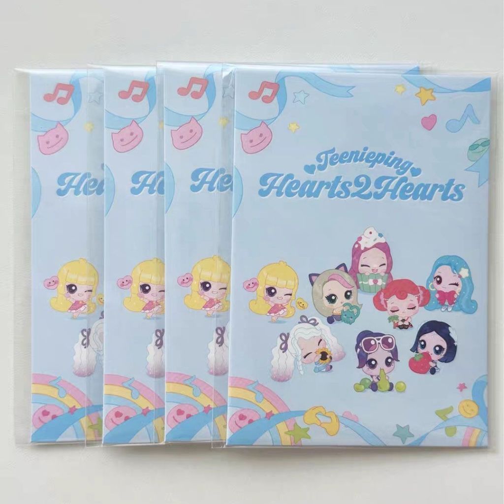 Teenieping X Hearts2hearts Photocard Bộ thẻ giao dịch ngẫu nhiên
