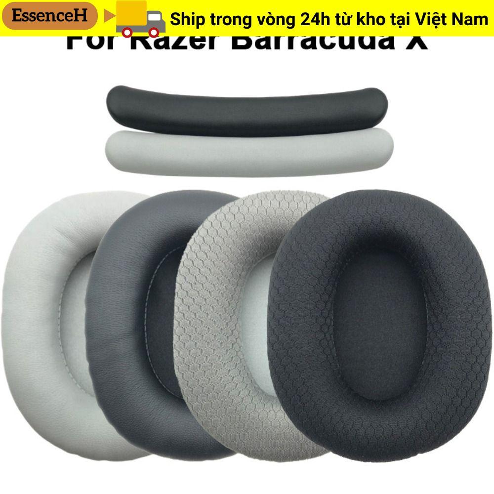 ESSENCEH 2 Chiếc Đệm Tai Thay Thế, Miếng Đệm Xốp Cho Tai Nghe Razer Barracuda X