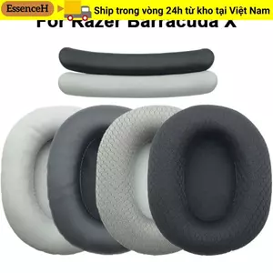 ESSENCEH 2 Chiếc Đệm Tai Thay Thế, Miếng Đệm Xốp Cho Tai Nghe Razer Barracuda X
