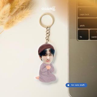 Gantungan Kunci Ganci Keychain Acrylic Kpop Idol Korea Series Anti Banting Untuk Tas Kunci Motor Mobil - Jake