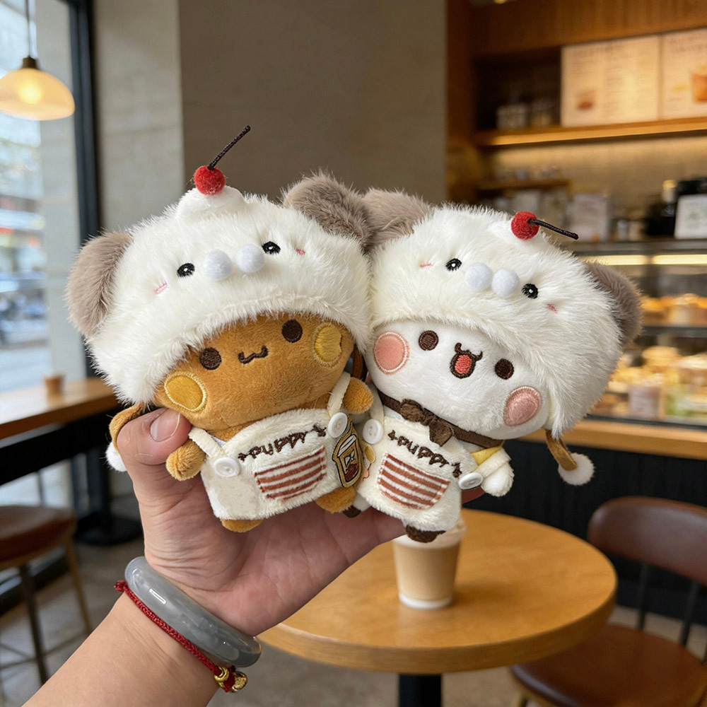 Gấu Trúc Dễ Thương Bubu Dudu Sang Trọng Búp Bê Mũ Đeo Chéo Sang Trọng Móc Khóa Mặt Dây Chuyền Cô Gái Ngọt Ngào Búp Bê Đồ Chơi Sinh Nhật Ngày Lễ Quà Tặng