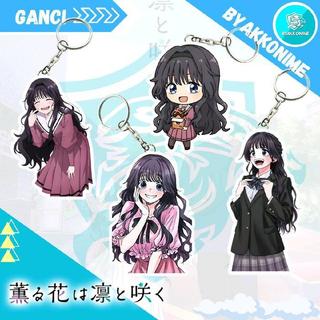 Keychain Acrylic Anime Kaoru Hana Wa Rin To Saku - Kaoruko Waguri, Rintaro Tsumugi Ganci Anime Akr