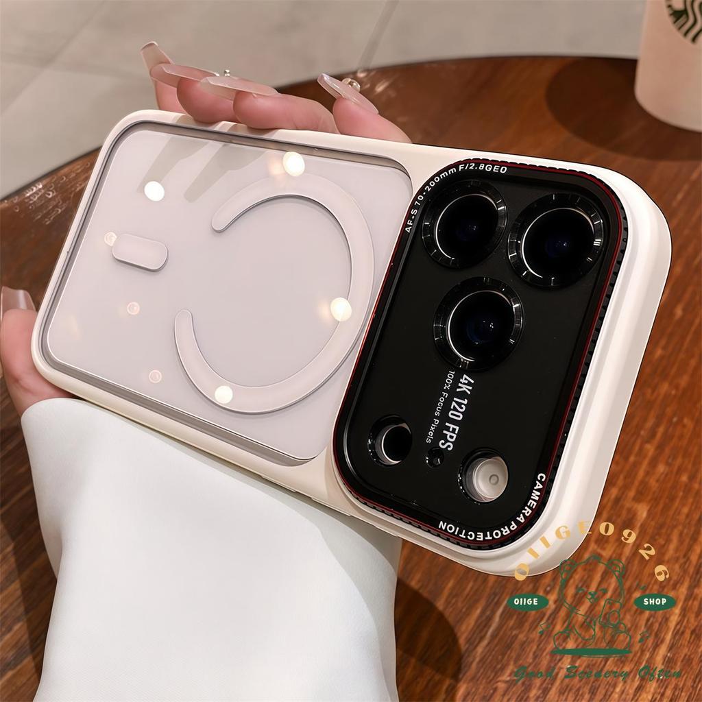 【 Ốp lưng iPhone17 】 Vỏ điện thoại từ tính màu cam Lycra Skin Sense iphone17 Pro Max 16 15 14 cho vỏ iPhone Vỏ mềm silicon TPU chống sốc
