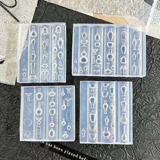 Hatheaven khuôn silicon mini tem móng tay nghệ thuật phong cách Trung Quốc, phụ kiện DIY làm móng đẹp