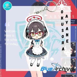 Keychain Acrylic Anime Blue Archive - Hina, Koyuki, Iori, Ayane Ganci Anime Akrilik - Sorasaki Hina