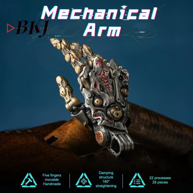 [KJ] Tay Robot Phong Cách Punk Với Khớp Ngón Tự Di Chuyển - Mặt Dây Chuyền Treo Bàn Làm Việc Giảm Căng Thẳng