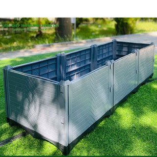 Chậu ghép thông minh HDPE/PP 150x50x39cm: Thẩm mỹ, kết cấu chắc, dễ lắp đặt, phù hợp mọi cây trồng.
