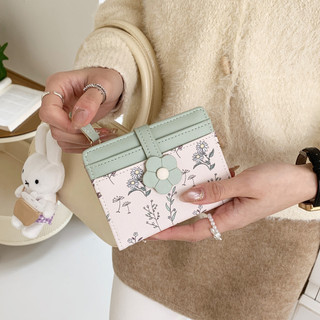 In hình ngọt ngào Ví kiểu ngắn dành cho nữ Hộp đựng thẻ đa chức năng dễ thương Ví đựng tiền mặt tiện lợi