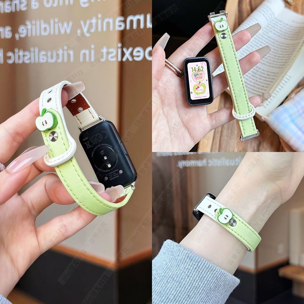 Dây da cho Huawei Band 11 Pro 8 9 10 Dây đeo đồng hồ cho Huawei Band Fit 3 2 Fit 4 4Pro Phụ kiện thay thế