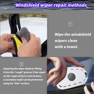 Hyundai Bộ Dụng Cụ Sửa Chữa Cần Gạt Nước Kính Chắn Gió Xe Hơi Chuyên Dụng sửa cần gạt mưa cho mọi loại xe, Rain Wing Wiper Repairer xe hơi Áp dụng cho Hyundai Accent Creta Grand i10 Santa Fe Tucson Thanh Cong TC Motor Santa FE Tucson HTV
