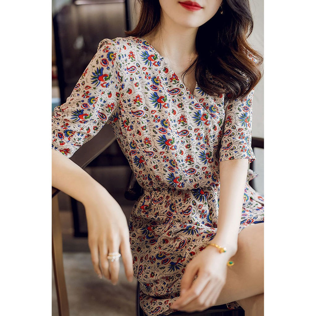 Jumpsuit nữ retro cao cấp, thiết kế ôm body phù hợp mùa xuân