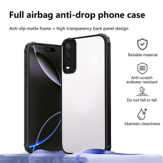 Áp dụng cho Vivo Y12S Y12A Y20I Y20S G V2026 V2042 V2043 V2048 V2032 Y20 Vỏ điện thoại vỏ mềm bảo vệ trong suốt cao cấp