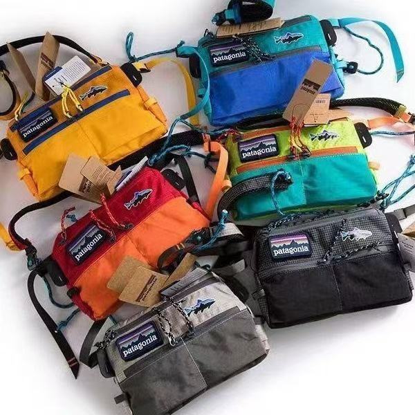Túi đeo chéo Patagonia phong cách Mỹ, nylon chống thấm nước, tiện lợi cho hoạt động ngoài trời